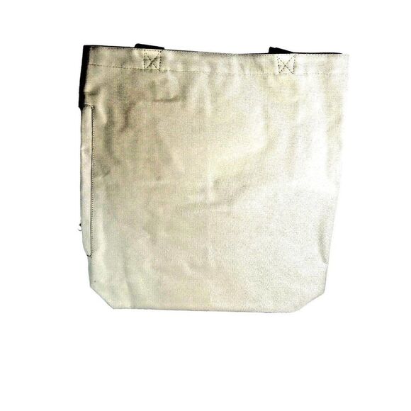 Lighthouse Tapestry Canvas Tote Bag Zippered Travel Shopping PVC Handles NEW - Picture 6 of 6